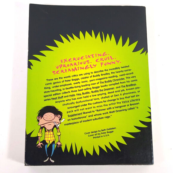 Peter Bagge THE BUDDY CHRONICLES Graphic Novel 1996 R. Crumb Intro TPB - Picture 2 of 4